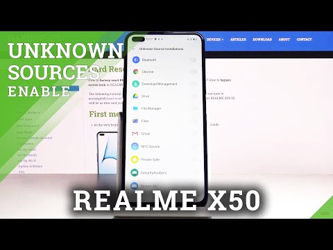 How to Allow App Installation in REALME X50 5G - Enable Unknown Sources
