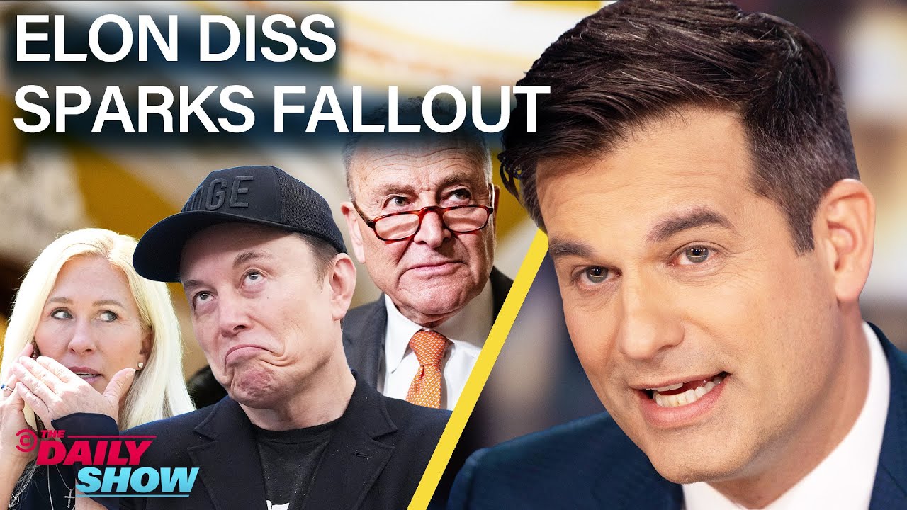 Elon Musk "Butthurt" Over Trump Bill That MTG Didn’t Even Read | The Daily Show