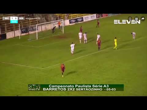 BARRETOS 2X2 SERTÃOZINHO  Série A3 2022