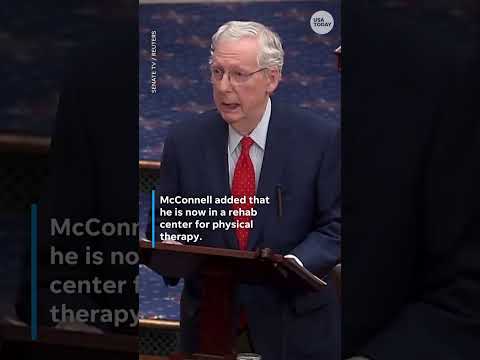 Republican Sen. Mitch McConnell breaks silence on health issues keeping him from Senate