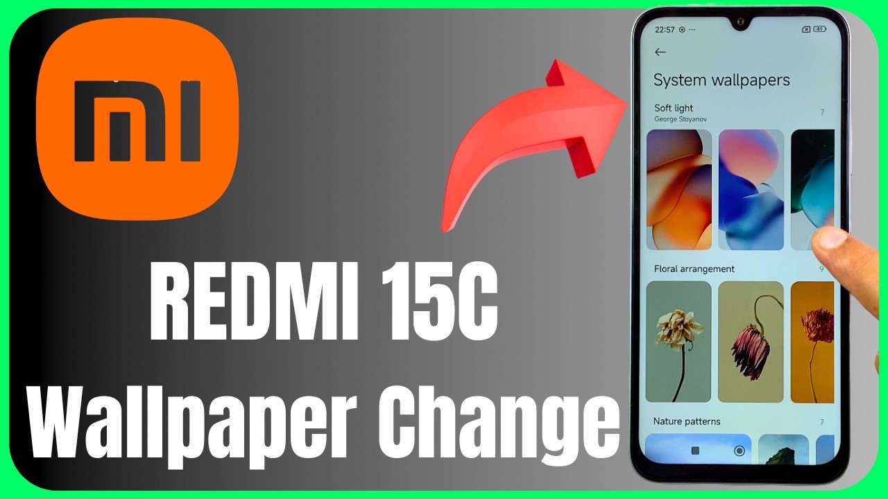 🖼️ Redmi 15C Wallpaper Change 😱 | Customize Your Phone Look Easily! 📱✨