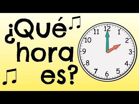YouTube video about: What time in spanish translation?