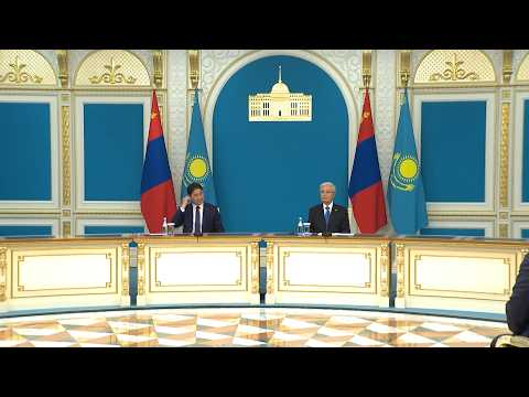 Монгол, Казахстаны харилцаа, хамтын ажиллагааны баримт бичгүүдэд гарын үсэг зурлаа