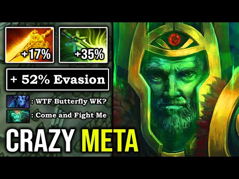 NEW 7.26C HARDEST CARRY BUILD FOR WRAITH KING +52% Evasion Butterfly Manta Max Speed Attack DotA 2