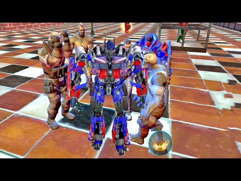 Flying Jet Robot Car Transform Games New Update - New Levels Unlocked Gameplay (Android,iOS)