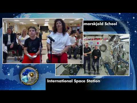 Expedition 56 Education Inflight Interview with Dag Hammarskjold School - June 12, 2018