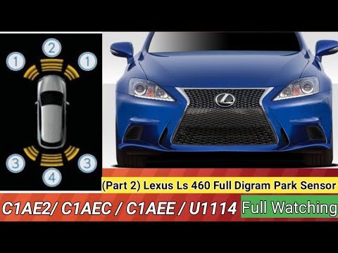 C1AE2 Front Left Center Sensor | C1AEC Front Sensor Communication Cricut Lexus Ls 460 With Diagram
