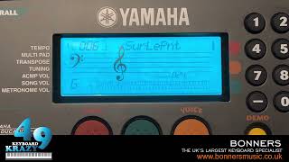 Video thumbnail for Yamaha PSR-240 Keyboard - 100 Demonstration Songs Part 1/2 by KeyboardKrazy49
