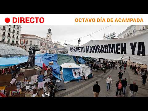 🔴DIRECTO | Continúa este domingo la acampada en la Puerta del Sol de Madrid | RTVE Noticias