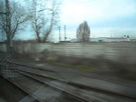 Jízda vlakem (rychlíkem) v úseku Kralupy n/Vlt. - Vraňany