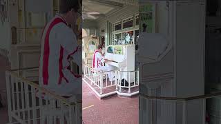 A Goofy Movie Compilation By Casey's Corner Piano Player, Grayson, at Walt Disney World #shorts
