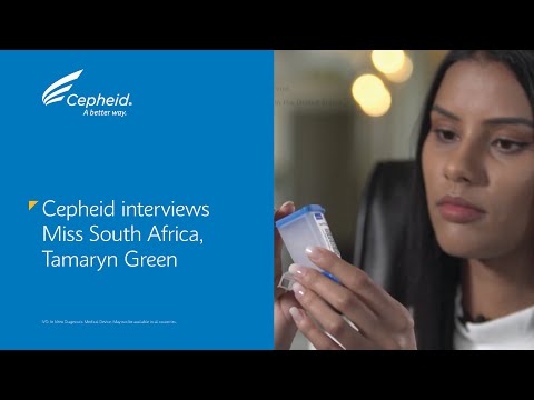 Cepheid interviews Miss South Africa, Tamaryn Green
