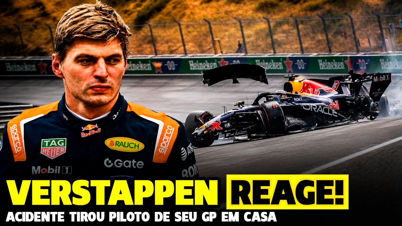 VERSTAPPEN REAGE A BATIDA E EXPLICA O QUE ACONTECEU NO GP DA HOLANDA | FÓRMULA 1