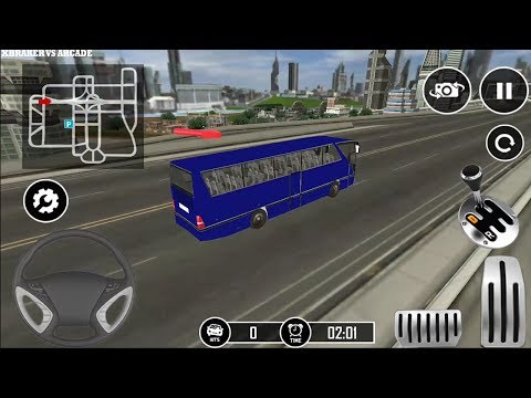 Bus Parking-Driving School 3D Simulator 2017 - Android GamePlay FHD