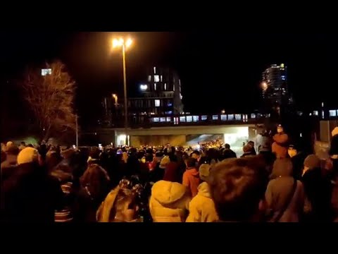 Ulm Germany Baden-Württemberg läuft 18.02.2022