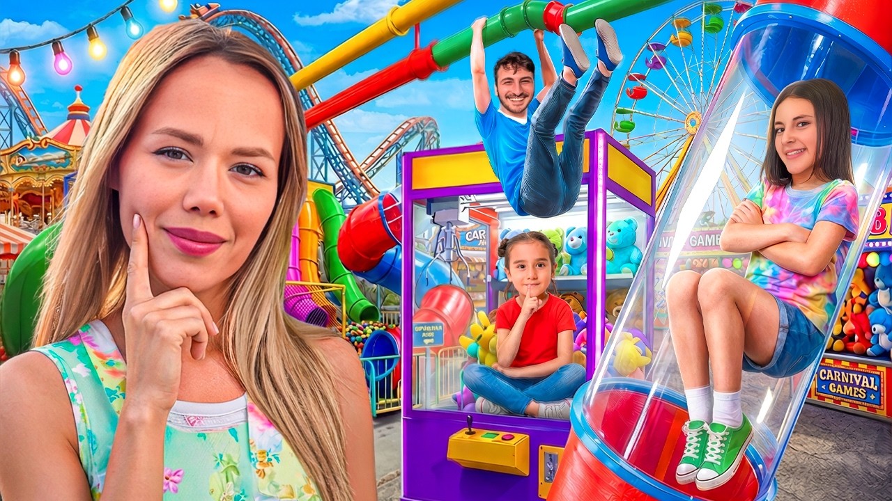 DEV TEMAPARK'TA SAKLAMBAÇ !? (ÖDÜLLÜ) | Gamze Karta, Öykü Karta, Hevidar