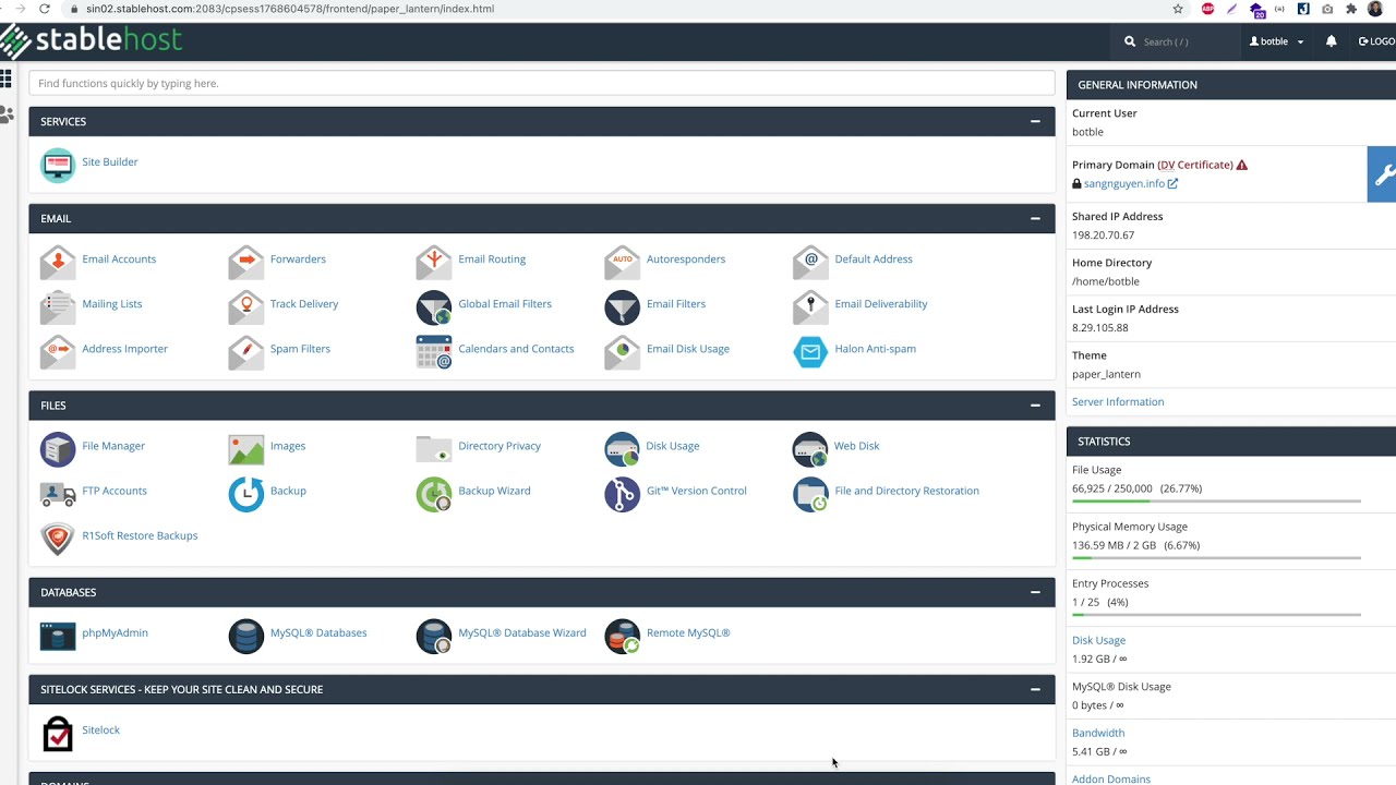 Install Botble CMS on hosting