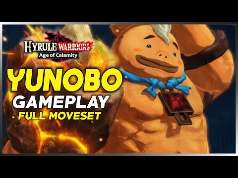 Hyrule Warriors: Age of Calamity - Yunobo Full Moveset Gameplay