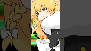 きのこを囲う魔理沙さん#shorts