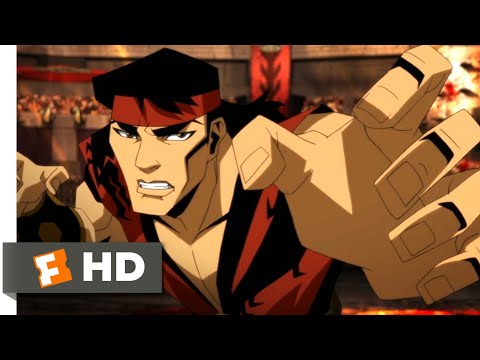 Mortal Kombat: Battle of the Realms (2021) - Liu Kang vs. Shang Tsung Scene (6/10) | Movieclips