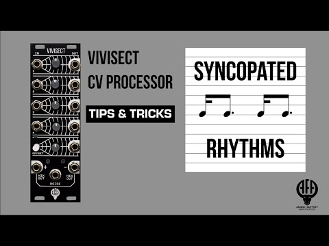 Add Syncopation to your Sequences using Vivisect | Eurorack | Animal Factory Amps