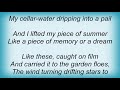 Kayo Dot - A Pitcher Of Summer Lyrics