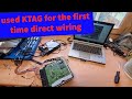 KTAG file reading and writing for the first time how to direct wire ECU DIY