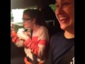 Funny vine girl chokes on spoon