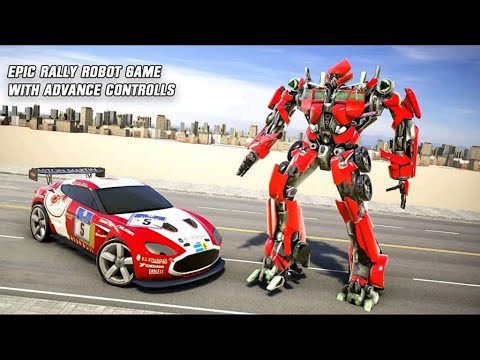 Rally Car Robot Transform Wars: Robot Transformation Game 2021 - Android Gameplay