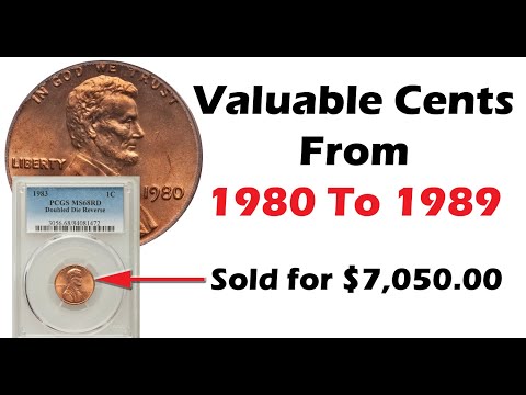 1980 To 1989 Lincoln Cent Varieties Found In Pocket Change!
