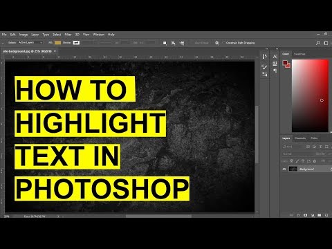 to Text in Photoshop Tutorial