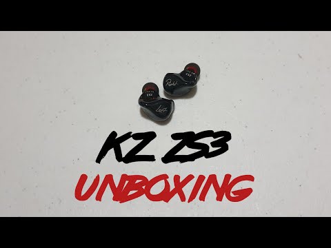 KZ ZS3 UNBOXING