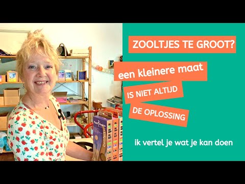 Mijn zooltjes zijn iets te groot  Dit is de oplossing