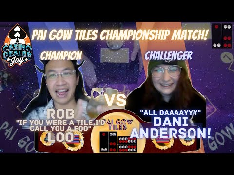 Pai Gow Tiles Livestream - Championship 8-Hand Match between Rob and Dani!