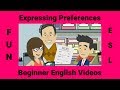 Expressing Preferences Likes Dislikes