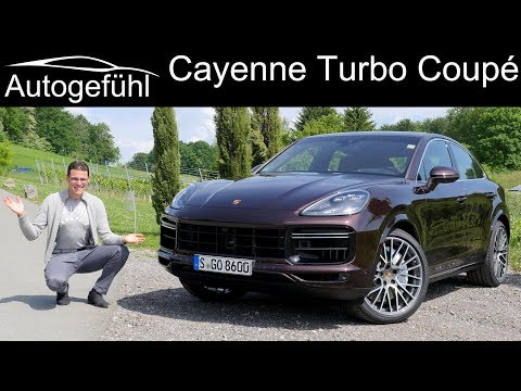 New Porsche Cayenne Turbo Coupé V8 FULL REVIEW with comparison SUV vs Coupé