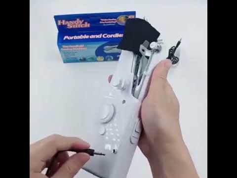 Portable Hand Held Sewing Machine Handy Stitch #electronic #nsom#tools#easy