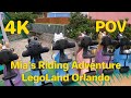 Mia’s Riding Adventure - LegoLand Orlando, Florida - 4K, POV, Queue Line Walk, and Review