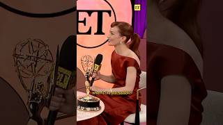 All #brittlower wants after her #Emmy win are some pistachios. #severa