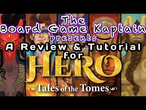 The Board Game Kaptain's review and tutorial for Hero: Tales of the Tomes