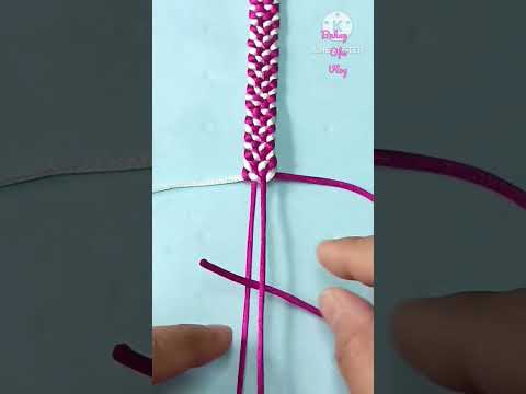 Simple Friendship Bracelet Design/Macrame Bracelet #shortvideotutorial 41