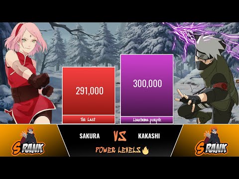 KAKASHI VS SAKURA POWER LEVELS