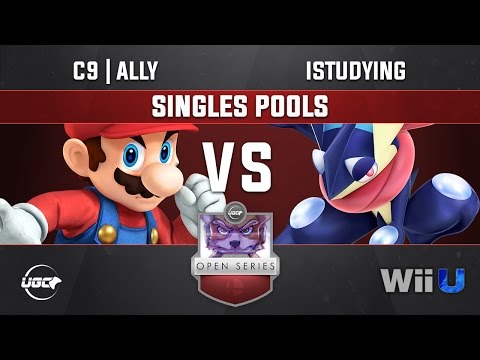 UGC Smash 4 SINGLES POOLS - C9 | Ally (Mario) vs iStudying (Greninja)