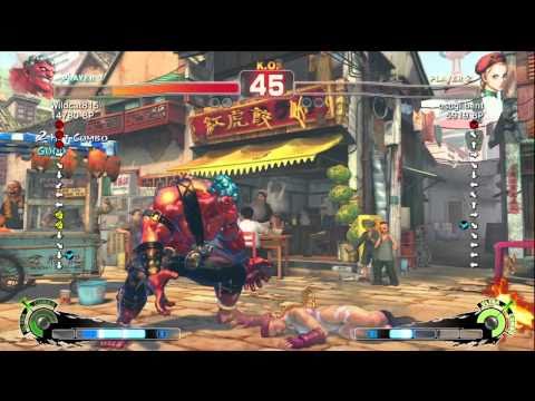 Wildcat [Hakan] vs osugi bent [Cammy] SSF4 Japanese Online Ranked Matches - TRUE-HD