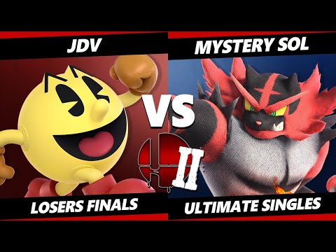 Back in Blood 2 Losers Finals - Mystery Sol (Incineroar) Vs. JDV (Pac-Man) SSBU Ultimate Tournament