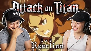 Attack on Titan Episode 3 REACTION! | 1x03