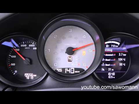 2015 Porsche Macan S Diesel 258 HP 0-100 km/h & 0-100 mph Acceleration GPS