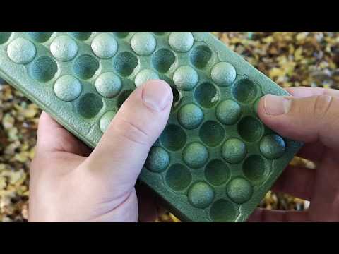 Kleine faltbare Isomatte - Sitzunterlage fürs Wandern, Bushcraft und Camping!