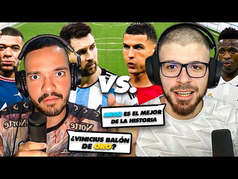 MESSI VS RONALDO DEBATE CON LOS FUTBOLITOS ¿QUIEN ES MEJOR?