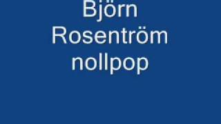 Björn Rosenström nollpop